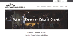 Desktop Screenshot of colwoodchurch.com